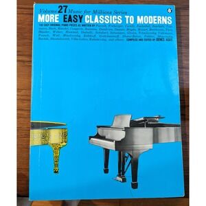 More Easy Classics to Moderns Sheet Music Book